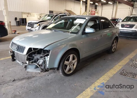 2003 Audi A4 1.8T из США, поврежденный, VIN WAULC68E03A198226